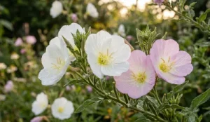Pink evening primrose — a sign of distinction, role, and inner status