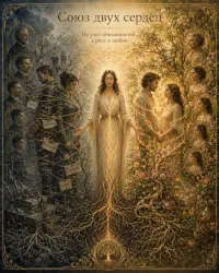Union of two hearts — a living connection, love and inner joining