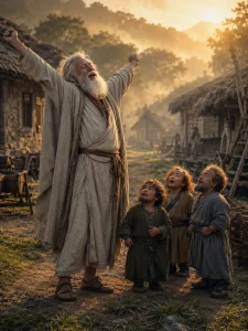 Parables. A wanderer in a village — a parable about a simple way of recovery through yawning and stretching