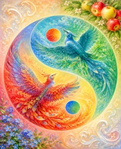 The Firebird and the Blue Bird of Happiness — a path through safety, clarity, work, and satisfaction