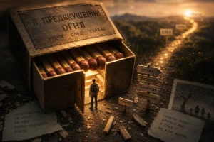В предвкушении огня — человек стоит у порога события, где страх, интерес и надежда собирают будущий опыт